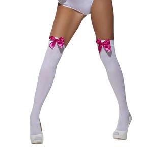 smiffys Bas Autofixants avec Nœuds  