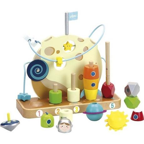 Vilac  Steck- und Zählspiel Weltall 