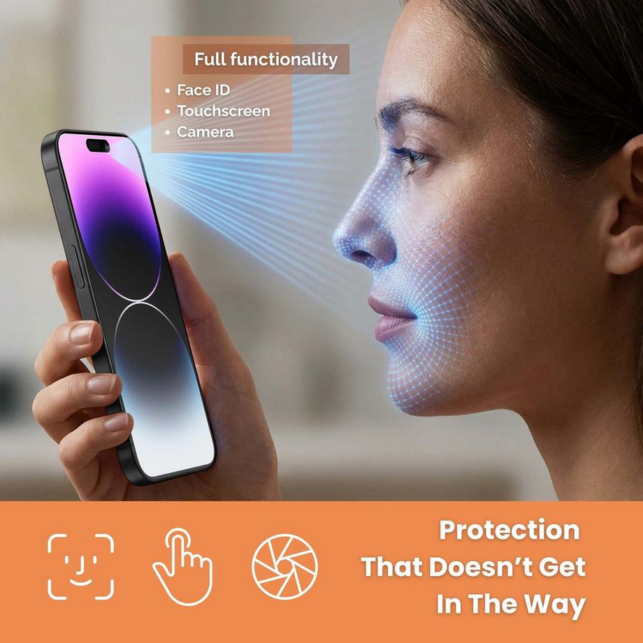 Cadorabo  iPhone 14 PRO MAX Verre trempé film de protection d’écran 