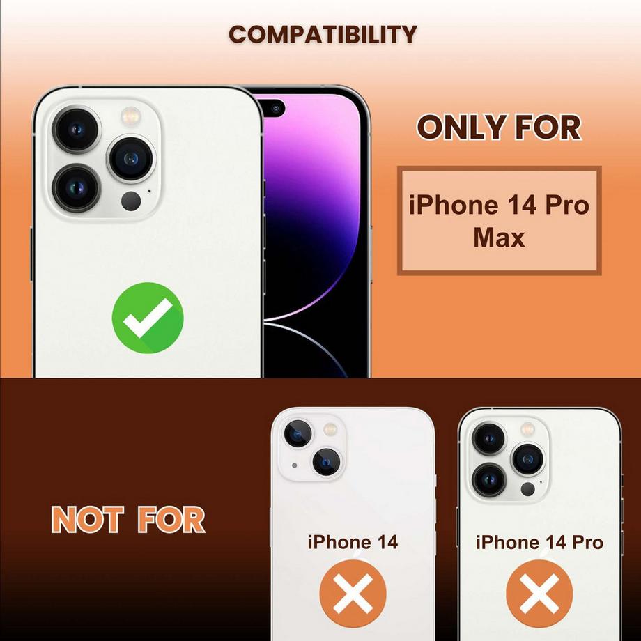 Cadorabo  iPhone 14 PRO MAX Verre trempé film de protection d’écran 