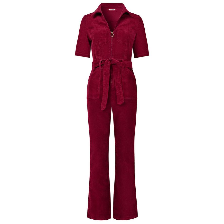 Joe Browns Cord-Jumpsuit Reissverschluss Gürtel Bootcut  