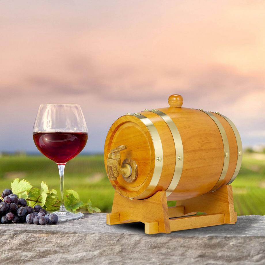 Northix  Whiskyfass aus Holz 1,25 l 