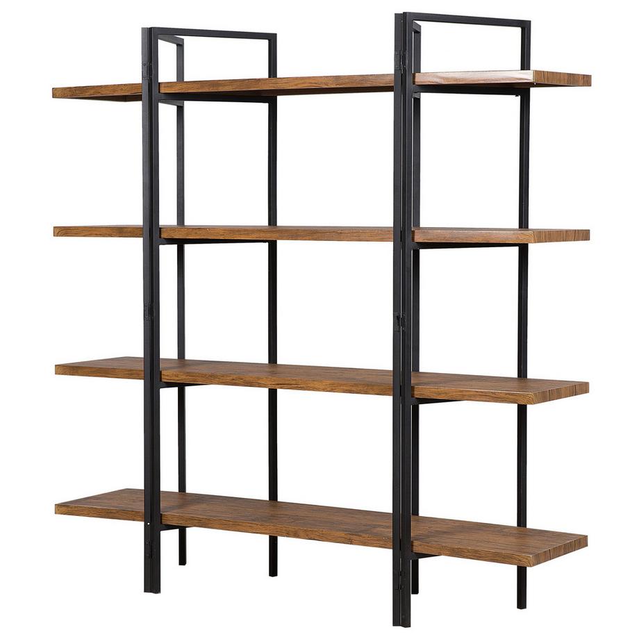 Beliani Regal mit 4 Ebenen aus MDF-Platte Industriell COMPTON  