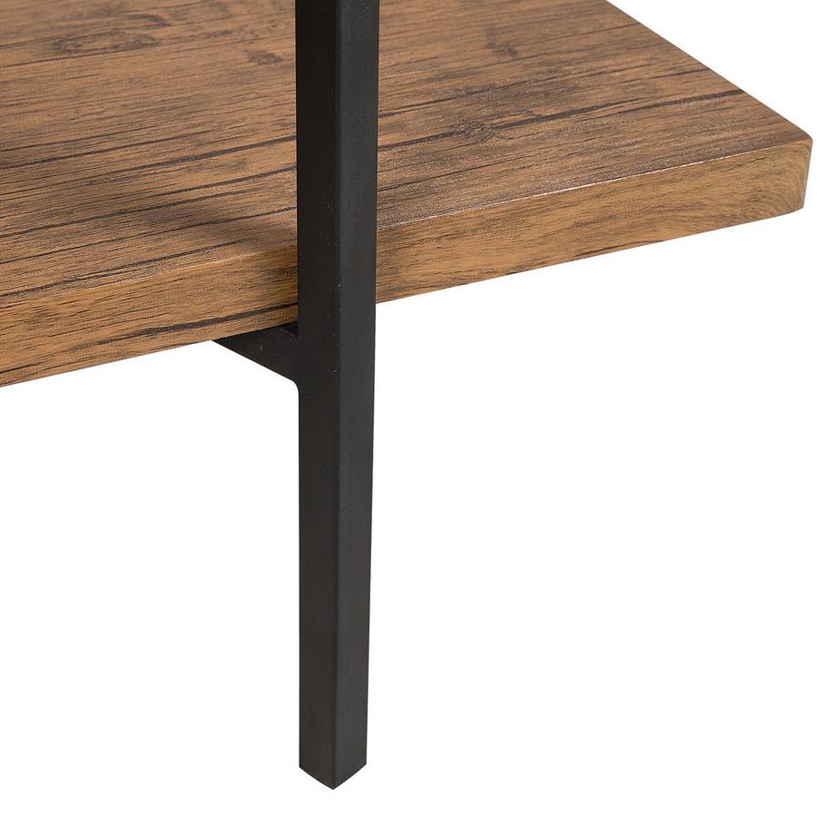 Beliani Regal mit 4 Ebenen aus MDF-Platte Industriell COMPTON  