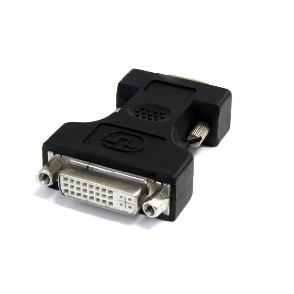 STARTECH.COM  StarTech.com Adattatore DVI a VGA - Cavo Convertitore DVI a VGA - Femmina / Maschio - Nero 