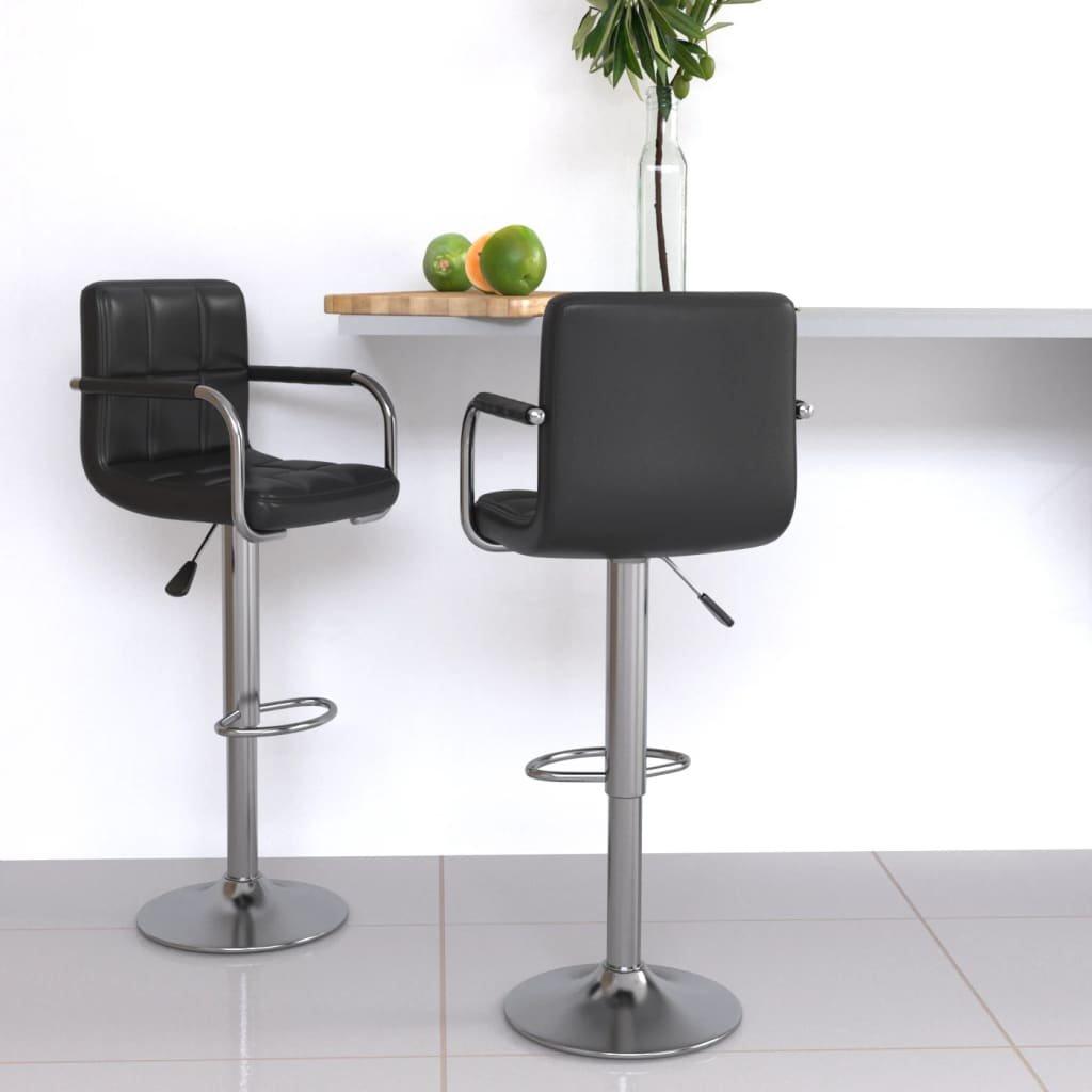 VidaXL Tabouret de bar cuir artificiel  