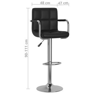 VidaXL Tabouret de bar cuir artificiel  