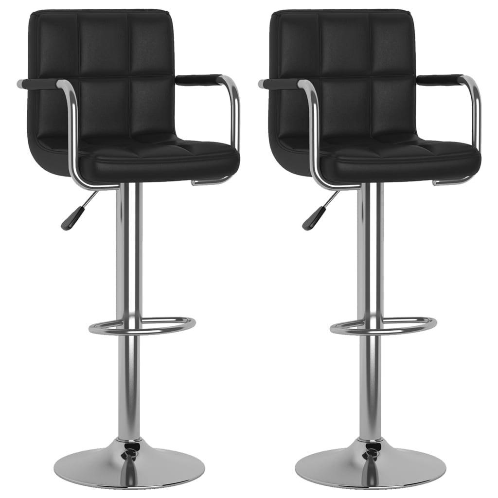 VidaXL Tabouret de bar cuir artificiel  