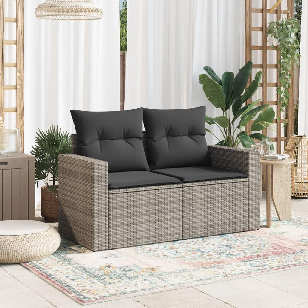 VidaXL Gartensofa poly-rattan  