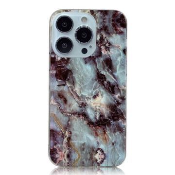 iPhone 14 Pro Max - Custodia in gomma siliconica Marmo Bianco