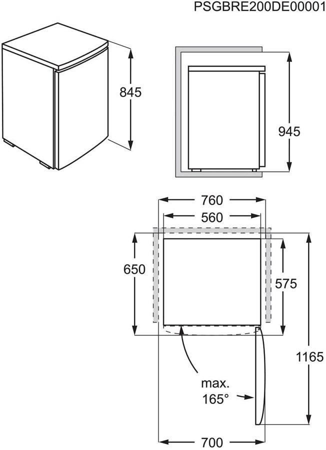 Zanussi Gefrierschrank ZYAN8EW0 Statisch  