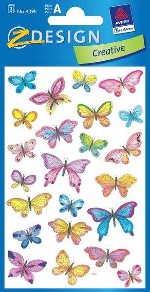 Z-DESIGN Z-DESIGN Sticker Creative 4390 Schmetterlinge 3 Stück  