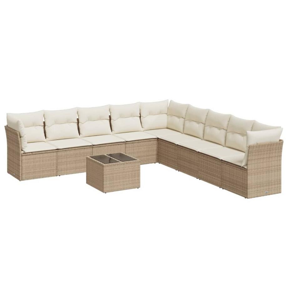 set divano da giardino Polirattan