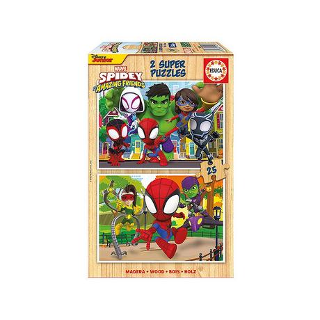 Educa  Puzzle Spidey & super Freunde (2x25) 