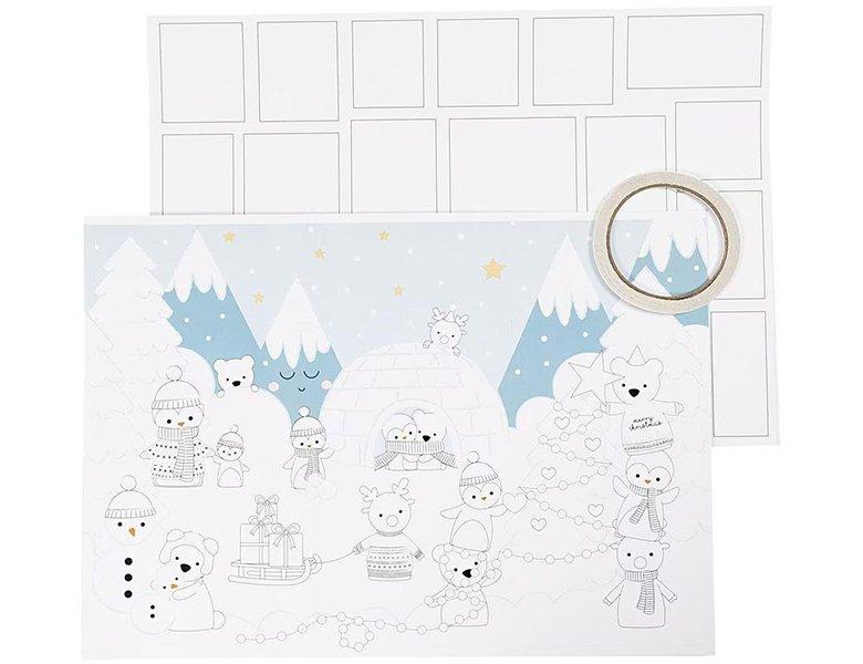 Creativ Company Adventskalender Polar zum Gestalten  