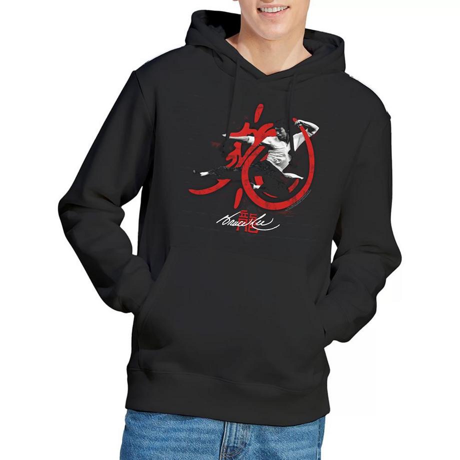 Bruce Lee High Flying Felpa Con Cappuccio  