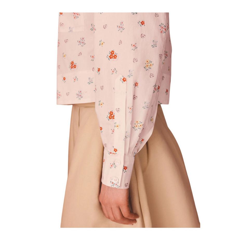 Cath Kidston Kurz geschnittenes Hemd mit Blumenmuster  