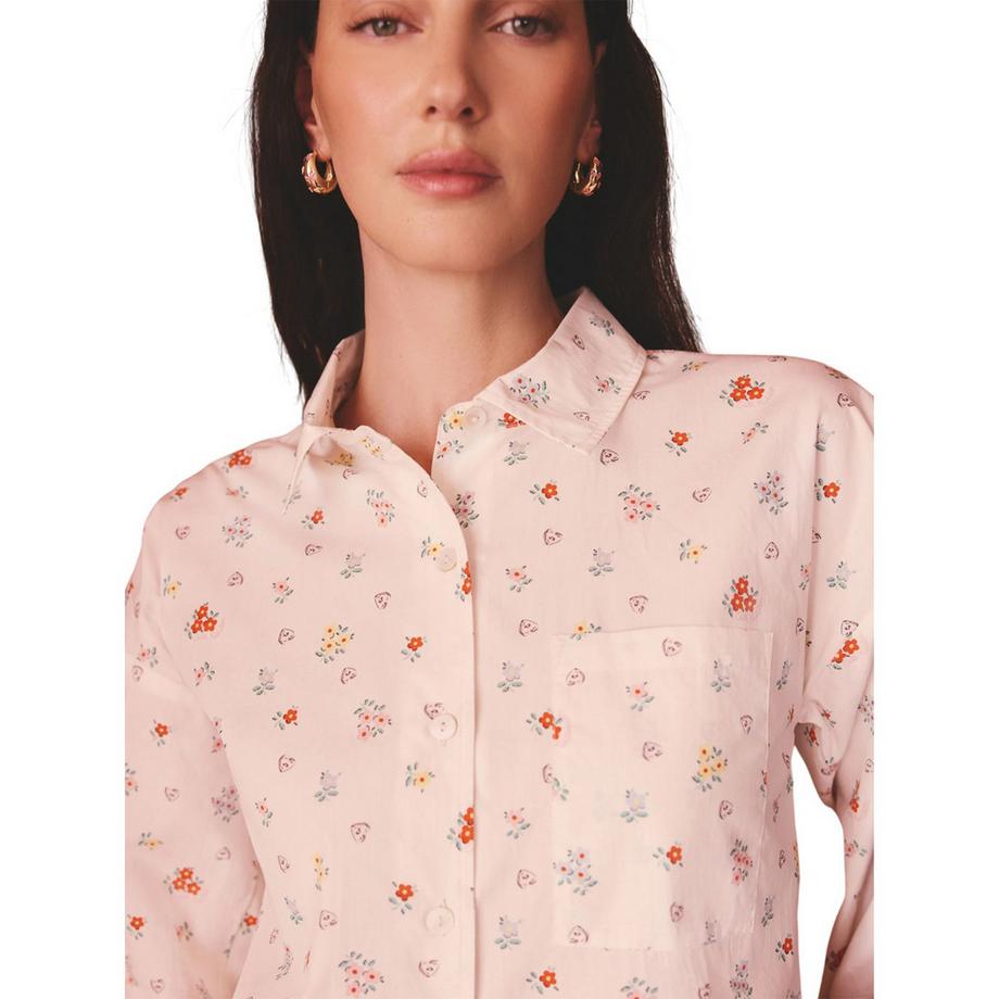 Cath Kidston Kurz geschnittenes Hemd mit Blumenmuster  