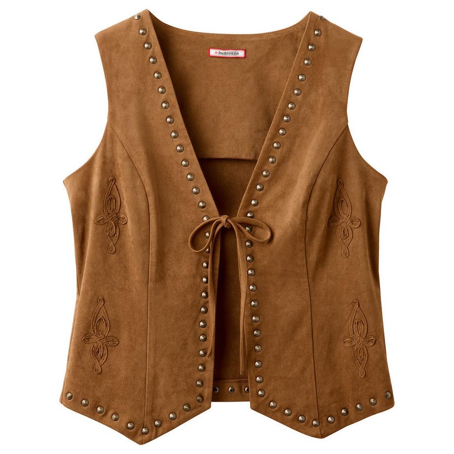 Joe Browns Veston Boho en Suédine à Clous  