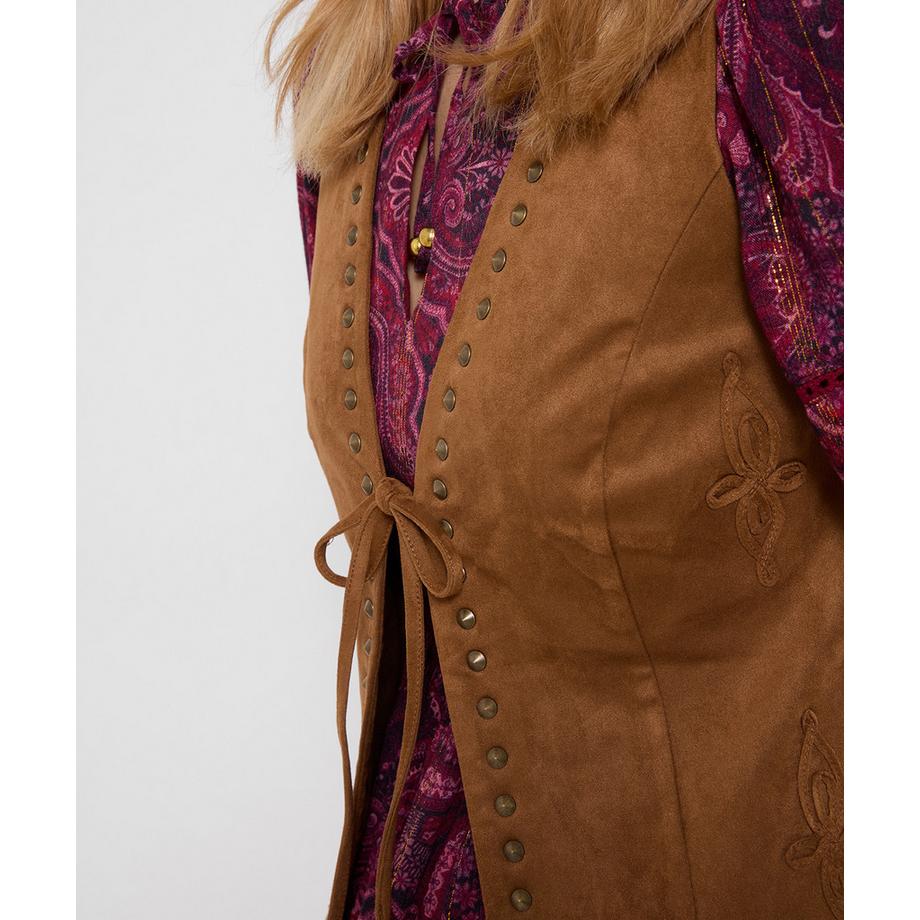 Joe Browns Veston Boho en Suédine à Clous  