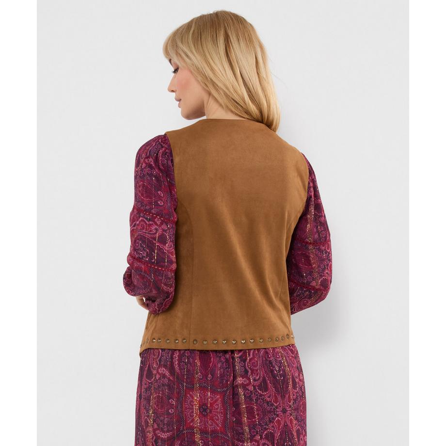 Joe Browns Veston Boho en Suédine à Clous  