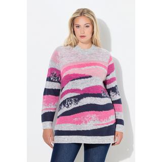 Ulla Popken Maglione lavorato a maglia girocollo maniche lunghe  