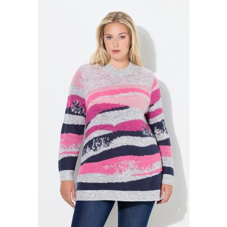 Ulla Popken Maglione lavorato a maglia girocollo maniche lunghe  