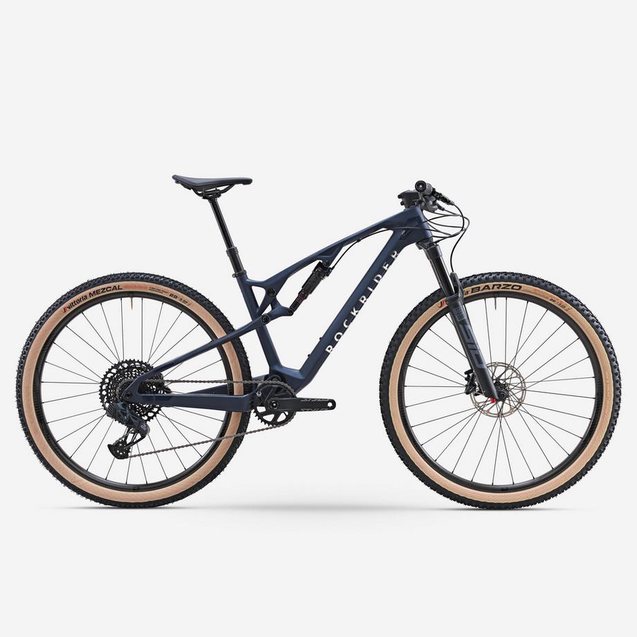 Mountain bike full suspension telaio carbonio ruote alluminio