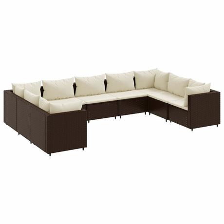 VidaXL Garten lounge set poly-rattan  