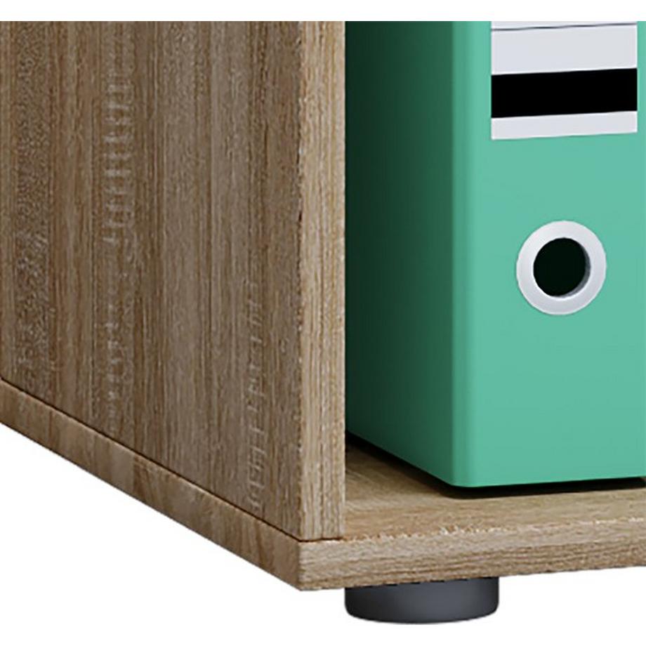 VCM Holz Büro Stand Regal Bücher Ordner Aktenregal Ordnerregal Bücherregal Lona 2f  