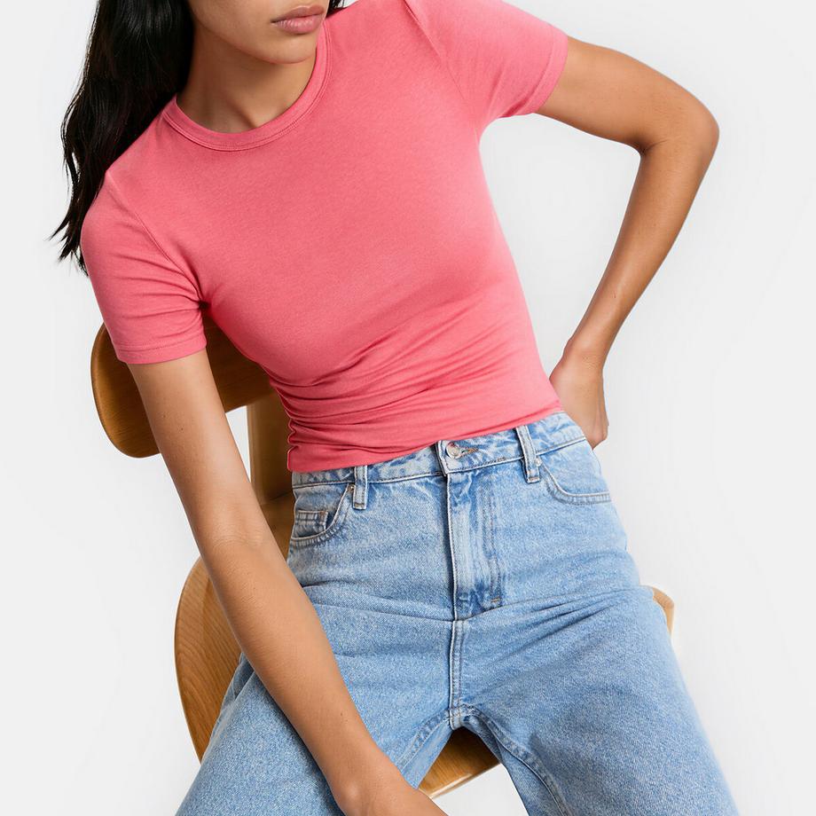 La Redoute Collections Kurzarm Rundhals T-Shirt  