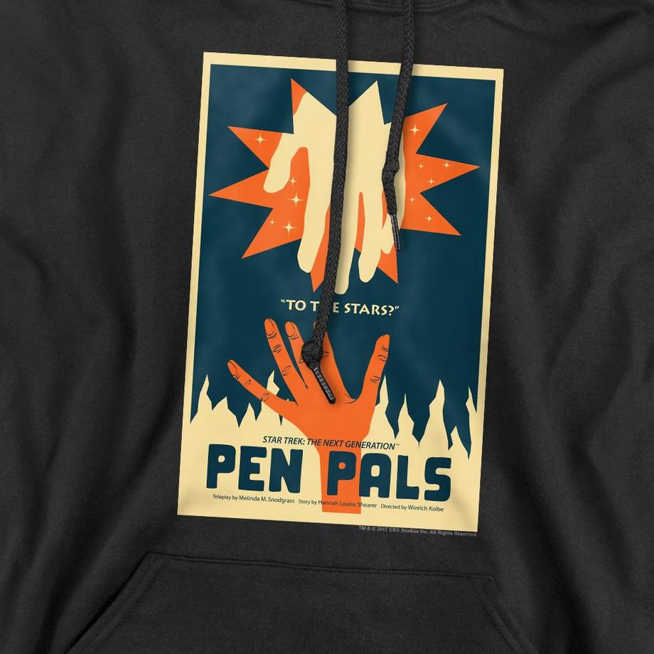 Star Trek The Next Generation Season 2 Episode 15 Felpa con cappuccio  