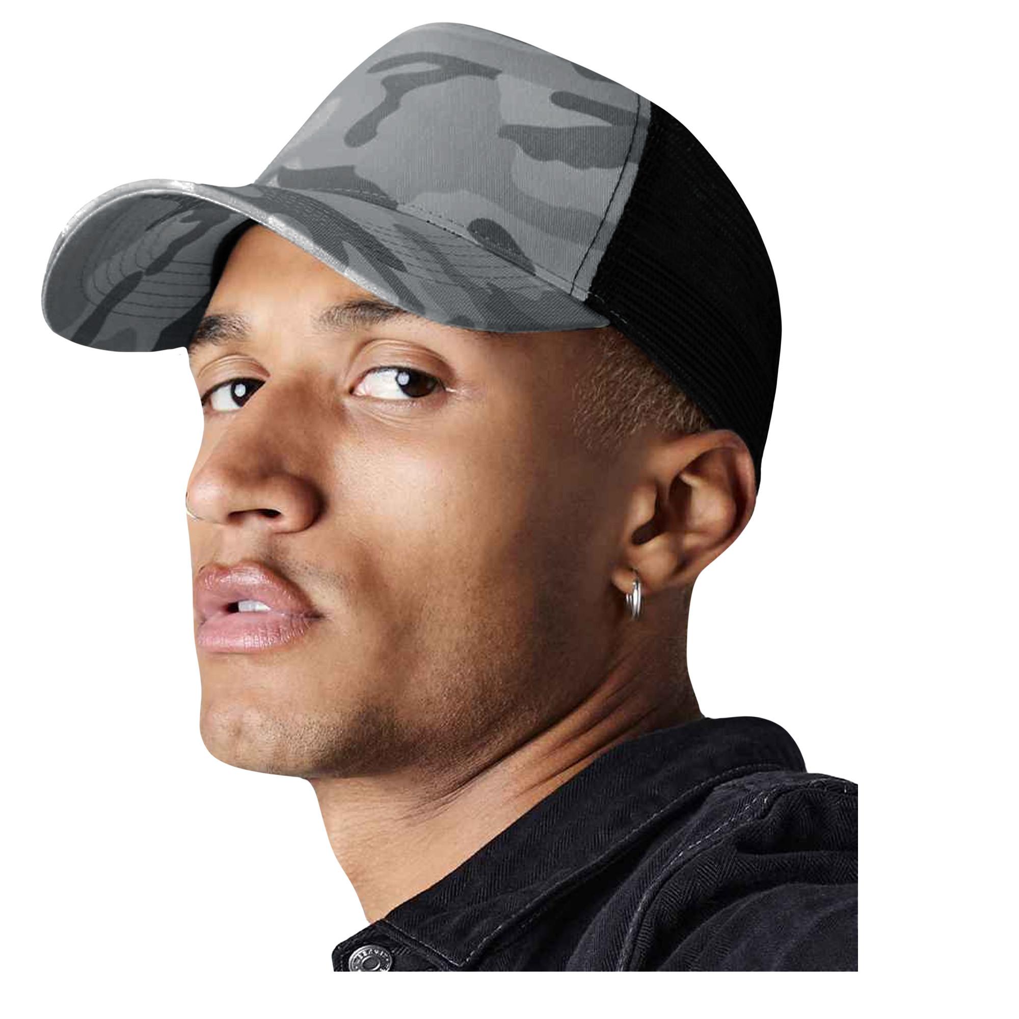 Beechfield Cappellino Trucker Snapback Camouflage  