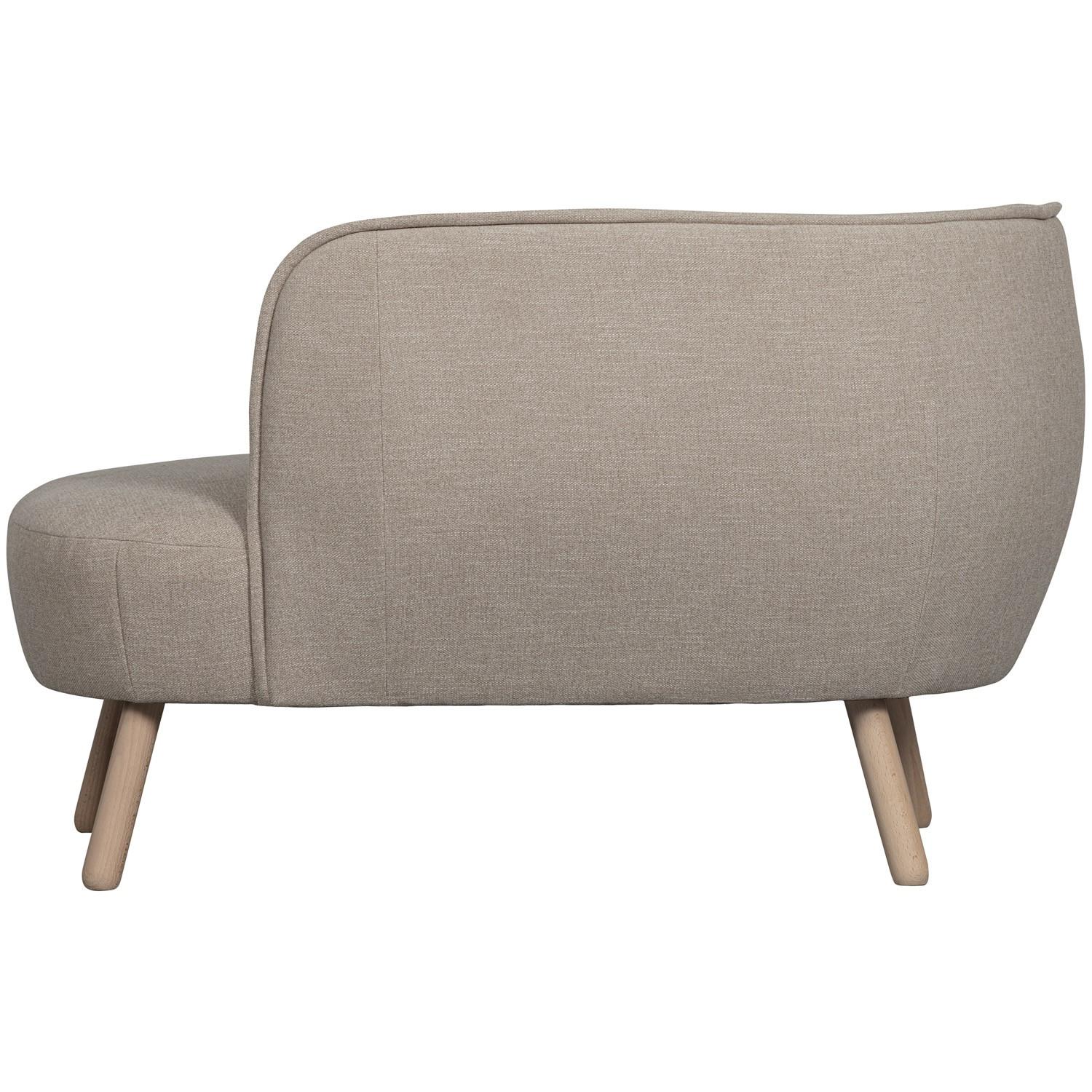 mutoni Chaise longue Hazel sinistra naturale 110  