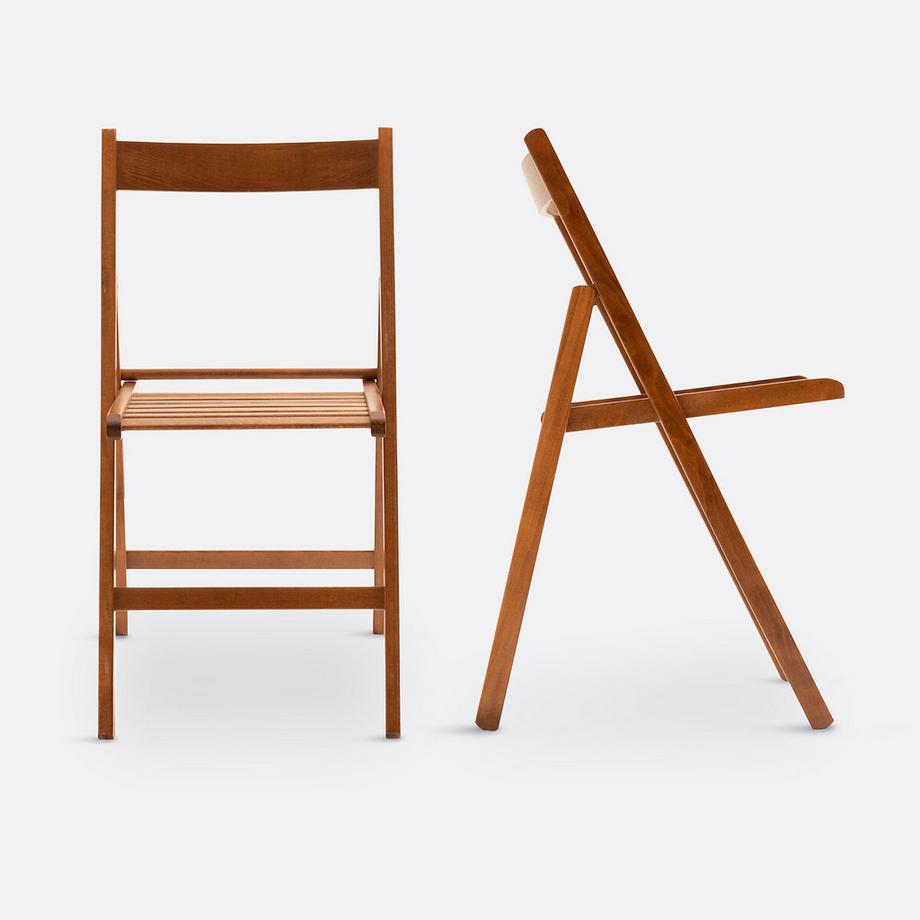 SO'HOME Lot de 2 chaises pliantes  