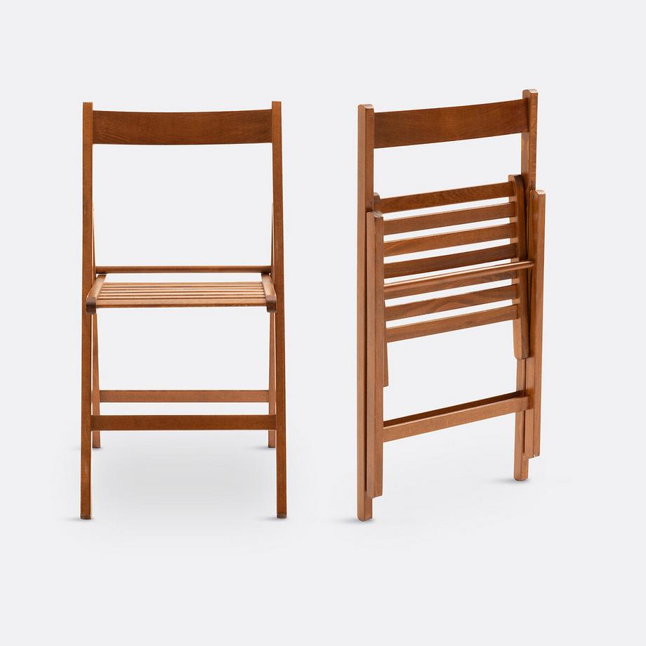 SO'HOME Lot de 2 chaises pliantes  