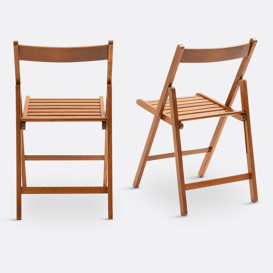 SO'HOME Lot de 2 chaises pliantes  