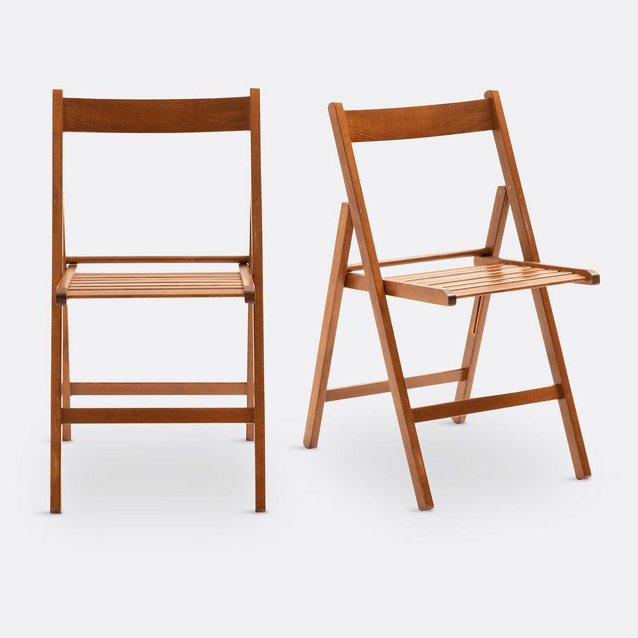 SO'HOME Lot de 2 chaises pliantes  