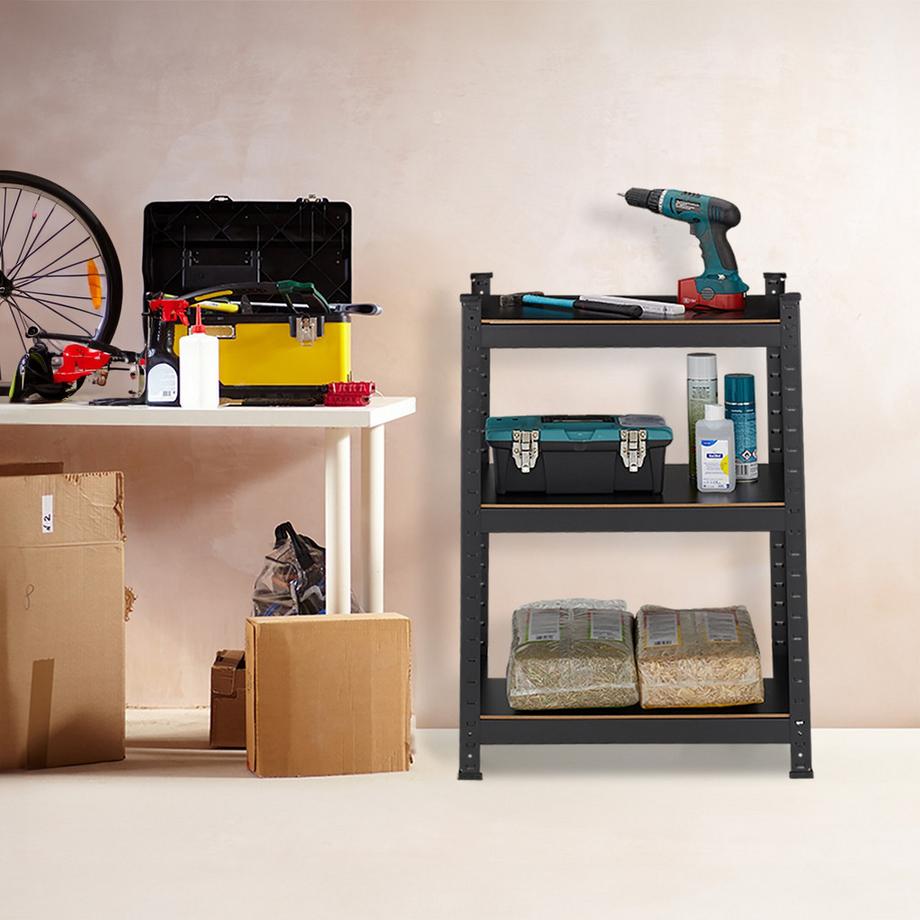 Northio Stabile Regale mit 3 Ebenen  