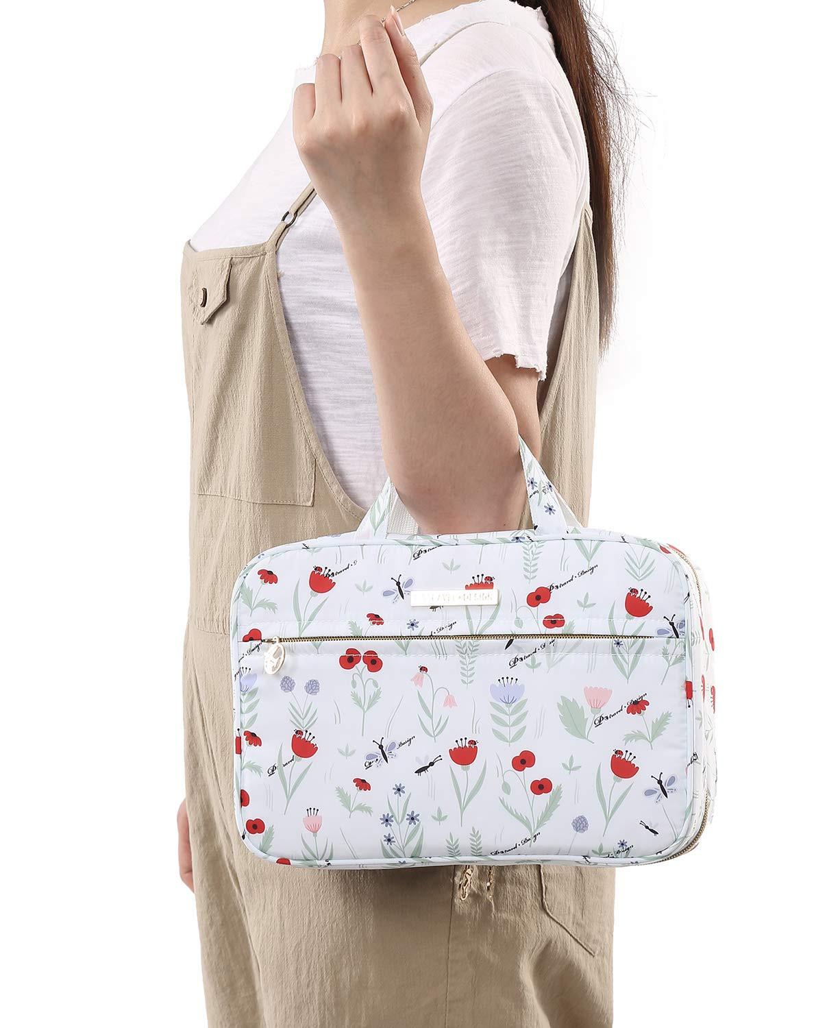 Only-bags.store Trousse de toilette à suspendre Trousse de voyage Grande trousse de toilette étanche  