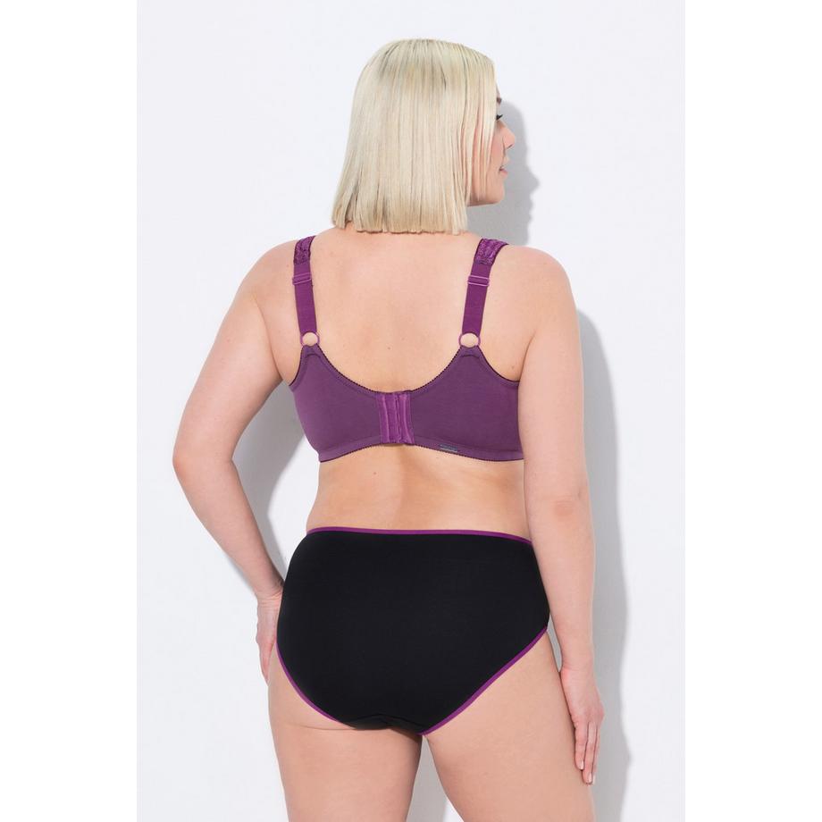 Ulla Popken Reggiseno sostenitivo senza ferretto Cotone  