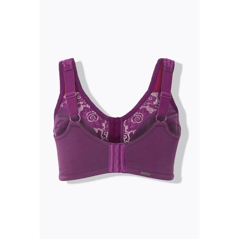 Ulla Popken Reggiseno sostenitivo senza ferretto Cotone  