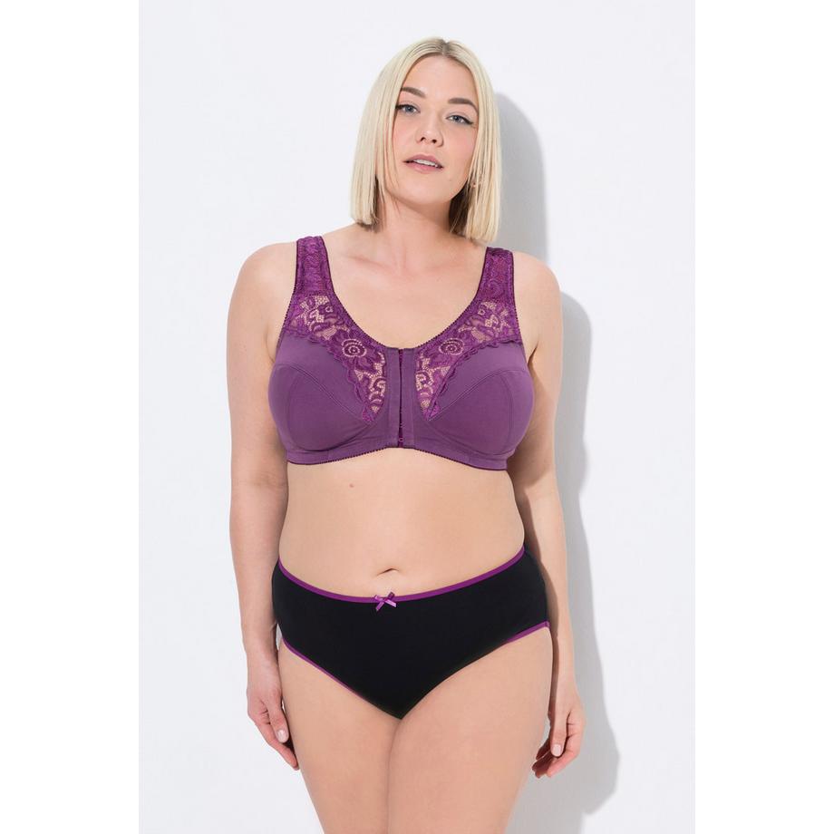 Ulla Popken Reggiseno sostenitivo senza ferretto Cotone  
