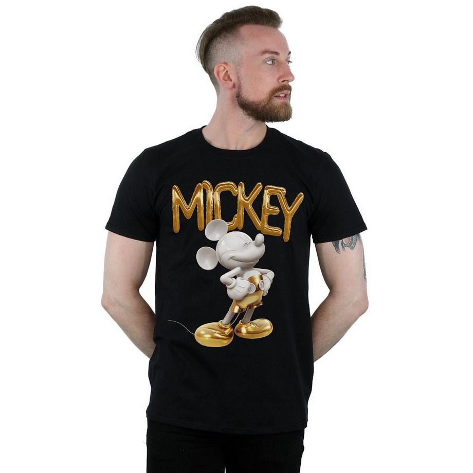 Disney Mickey Mouse Goldener Ballon T-Shirt  