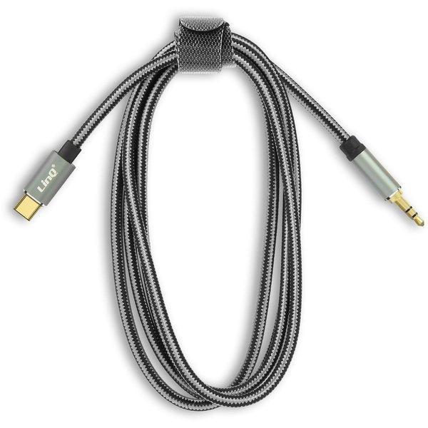 Avizar  Câble USB-C vers Jack 3.5mm Nylon LinQ 