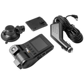 TX-185 Dashcam Blickwinkel horizontal max.=120 ° 5 V Display, Dual-Kamera, G-Sensor
