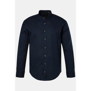 JP1880  Camicia in tradizionale stile Tracht con maniche lunghe, collo alla coreana e vestibilità moderna, fino alla tg. 8XL 