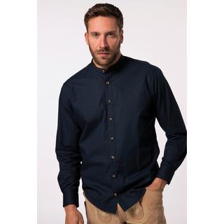 JP1880  Camicia in tradizionale stile Tracht con maniche lunghe, collo alla coreana e vestibilità moderna, fino alla tg. 8XL 