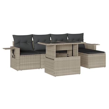 VidaXL Garten sofagarnitur poly-rattan  