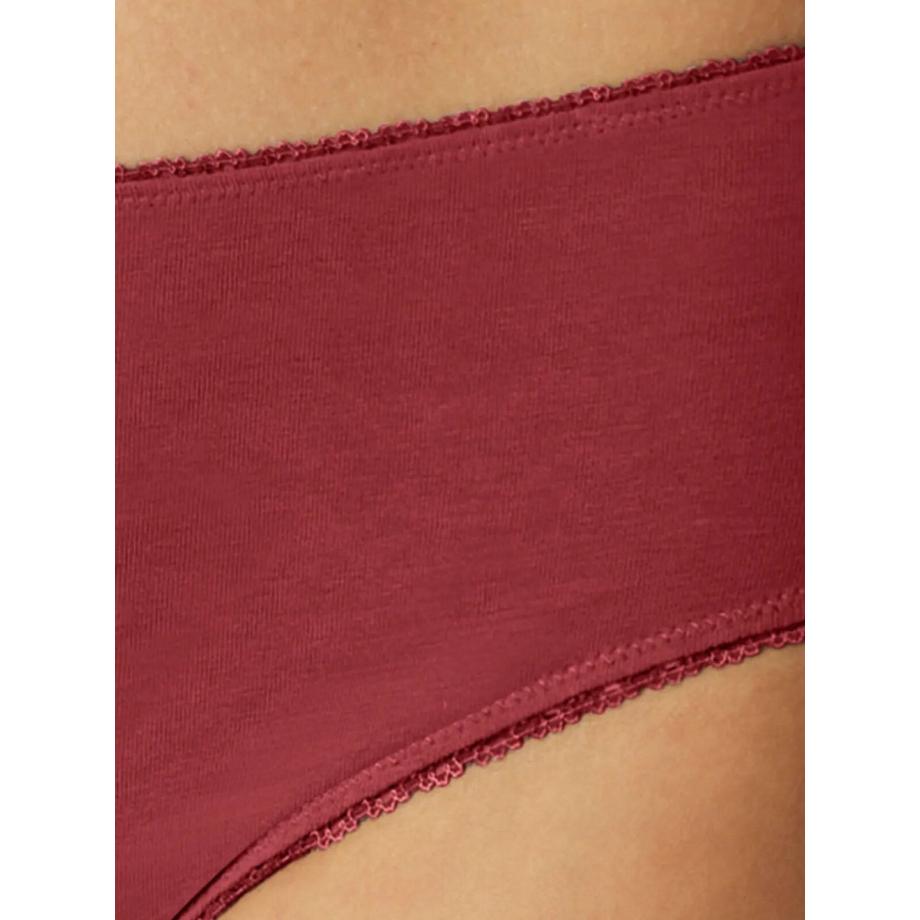 Schiesser Slip brasiliana con bordo in pizzo  